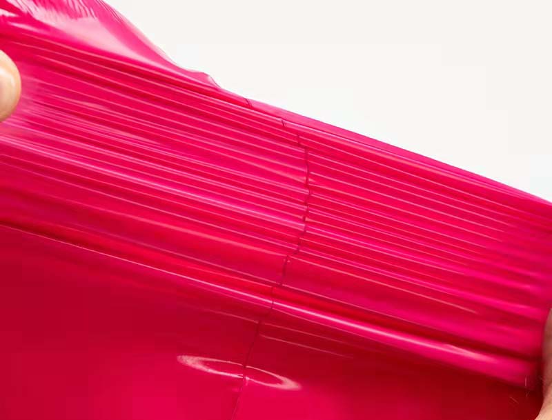 界首玫红色快递袋-05